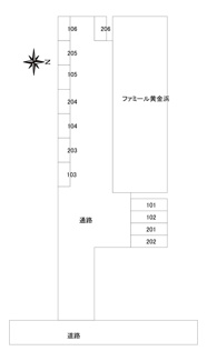 【駐車場】 | ファミール黄金浜