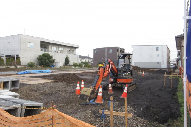 川越市山田　建築条件なし売地　「川越駅」バス18分　敷地36坪　【山田小学区】の外観