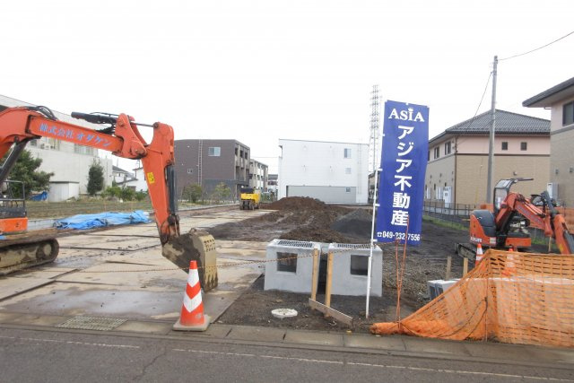 川越市山田　建築条件なし売地　「川越駅」バス18分　敷地36坪　【山田小学区】の外観