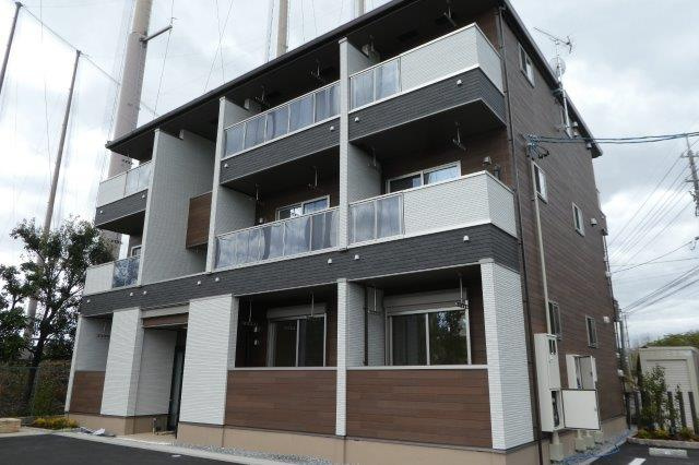 倉敷市三田のアパートの外観