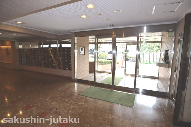 朝日パリオ津田沼のエントランス|オートロック