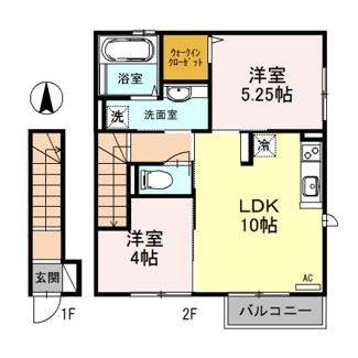 【間取り】 | メゾンさくらⅡ