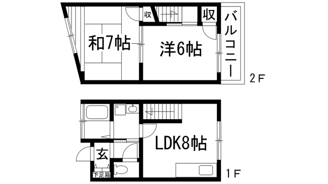 【間取り】 | 滝ノ上ハイツ