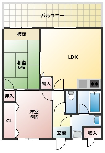 【間取り】 | コーポラス伊藤