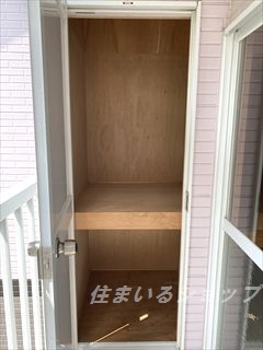 クラオカハイツ　Ｂの収納|バルコニーの収納