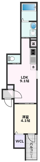 【間取り】 | FDS吹田Ⅱ番館