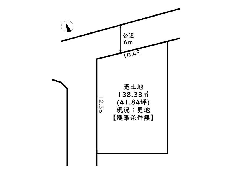 姫路市東辻井3丁目／売土地の土地図