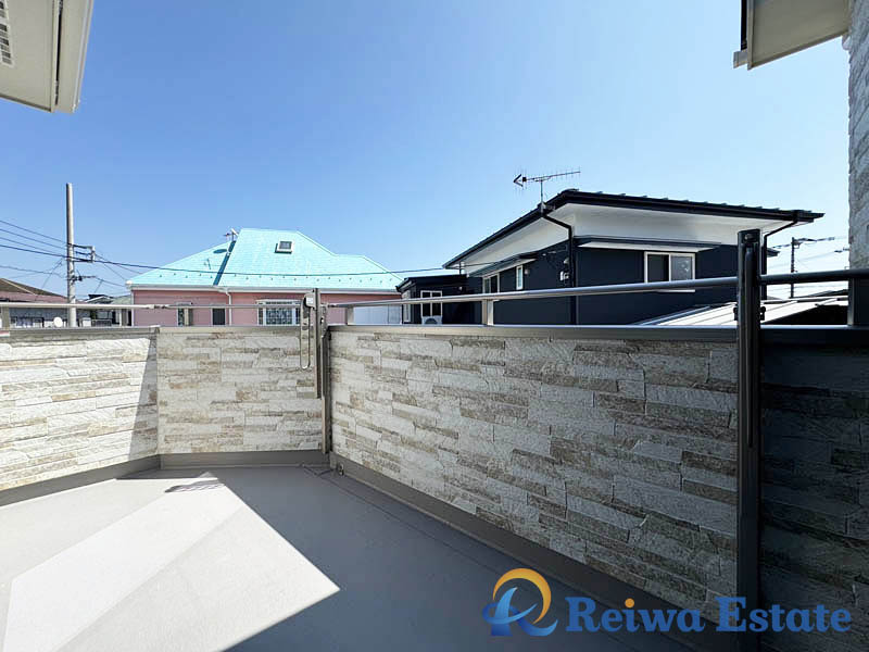 未入居戸建　茅ヶ崎市下町屋2丁目のバルコニー