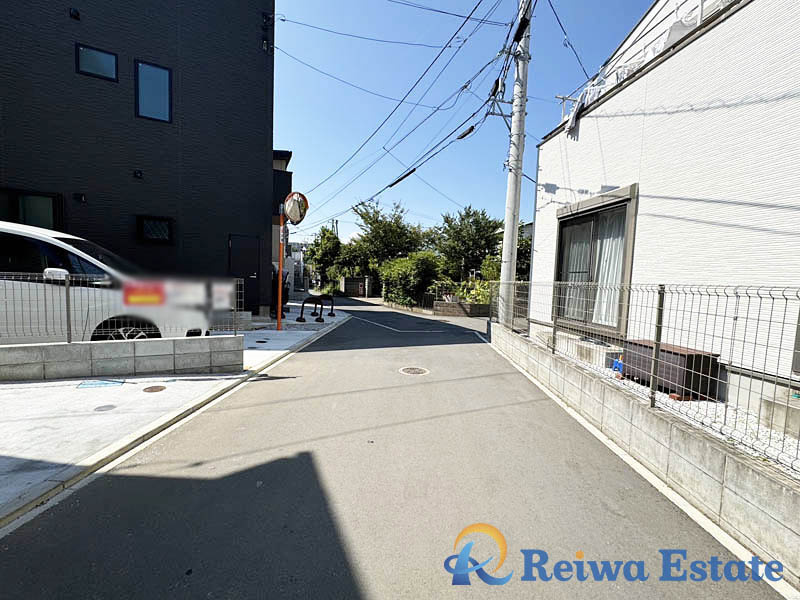 未入居戸建　茅ヶ崎市下町屋2丁目の前面道路含む現地写真