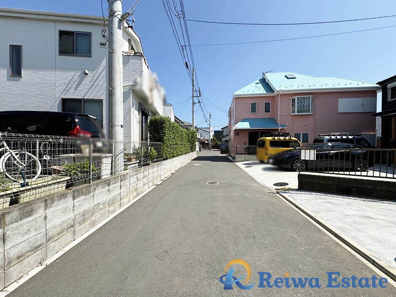 未入居戸建　茅ヶ崎市下町屋2丁目の前面道路含む現地写真