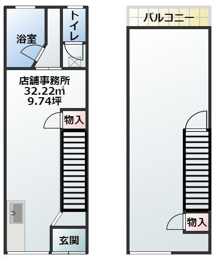 【間取り】 | 中津3丁目15店舗