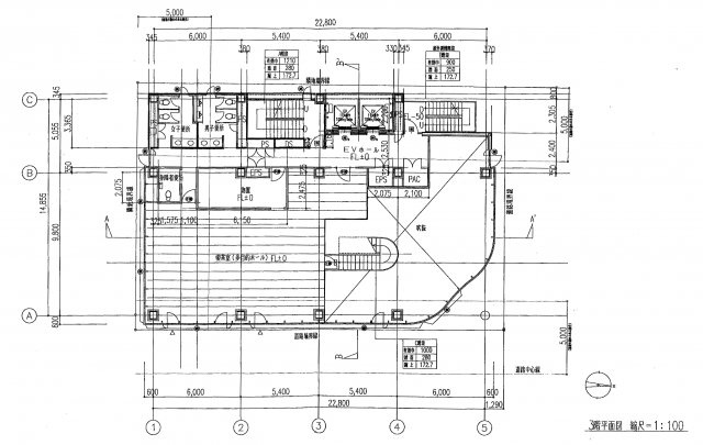 ハーモニービルの間取り|3階間取り図