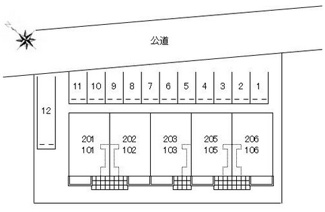 【駐車場】 | ヴァーサ大和　岡崎市大和町