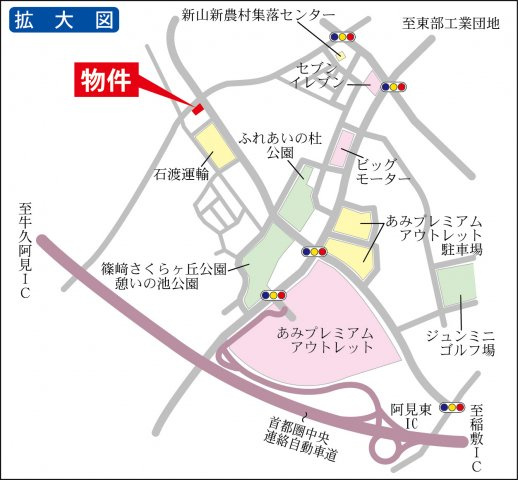 【地図】 | よしわら1丁目17-1貸地