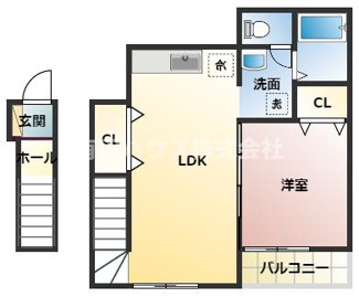【間取り】 | TJ水尻B棟