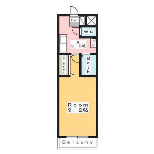 A・City弁天　　　刈谷市近郊の賃貸はクラスホームの間取り