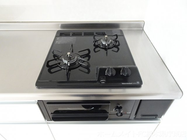 熊本市中央区坪井５丁目のアパートのキッチン