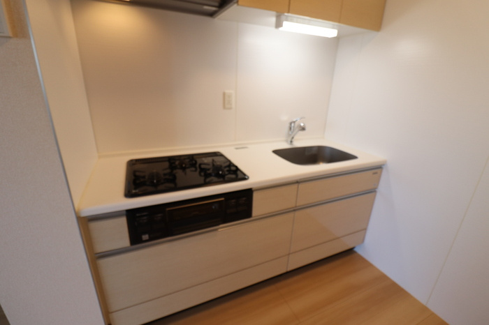 熊本市南区野口１丁目のアパートのキッチン