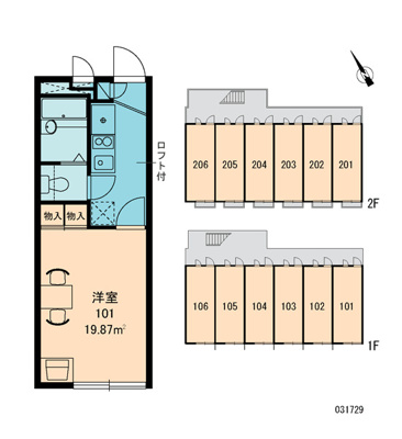 【区画図】 | エコースウィート恵Ⅱ