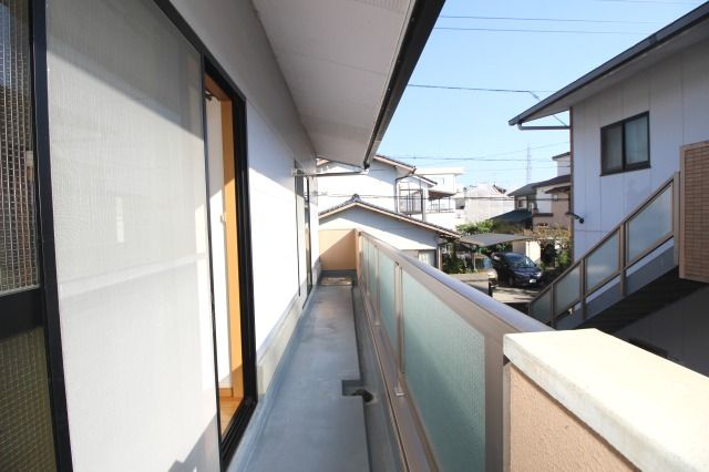 光陽ハイツⅢのバルコニー|バルコニー付きです