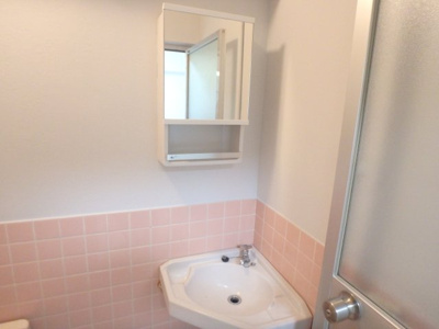 【洗面所】 | フタミハイツ | 使いやすい洗面所です