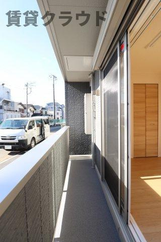 明幸2番館のバルコニー|南向きの陽光あたたかなお部屋です♪