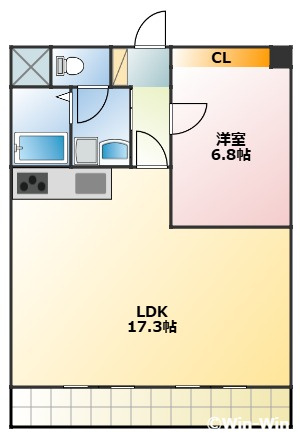 TENOHA TOYOHASHIの間取り