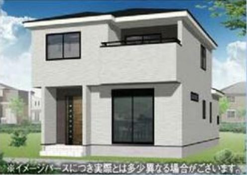 高崎市吉井町6期（全3棟）2号棟の外観パース|外観パースです