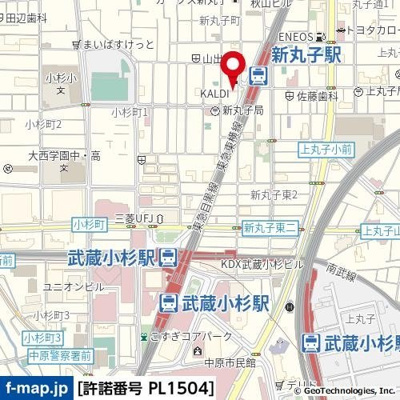 【地図】 | ベスト新丸子