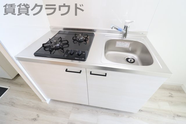 Paseo Grandeのキッチン|コンパクトなキッチンで掃除もラクラク