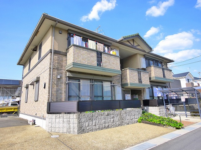 コート藍の外観|おしゃれな外観です