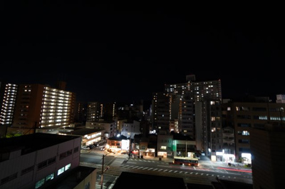 【展望】 | シティー横川（リノベ済） | 現地（2022年10月29日20：30頃）撮影