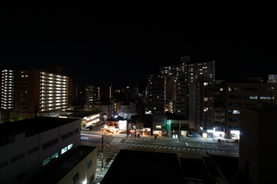 【展望】 | シティー横川（リノベ済） | 現地（2022年10月29日20：30頃）撮影