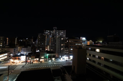 【展望】 | シティー横川（リノベ済） | 現地（2022年10月29日20：30頃）撮影