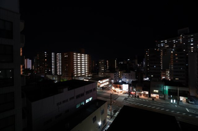 【展望】 | シティー横川（リノベ済） | 現地（2022年10月29日20：30頃）撮影