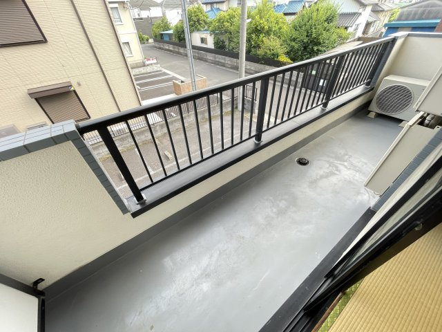 レインボーハイツのバルコニー