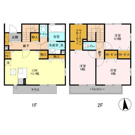 クレシェンテ市川の間取り