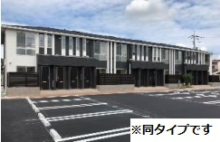 倉敷市八王寺町のアパートの外観|イメージパース