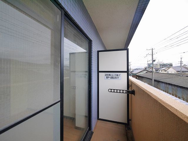 シティパレスやすらぎの道Ｐ５の展望|ゆったりとしたバルコニーです。