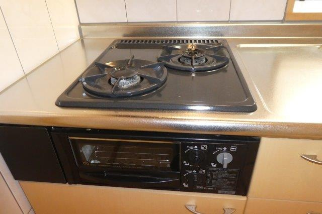 ネオソレイユのキッチン|2口ガスコンロ