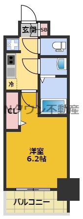 【間取り】 | プレサンス千種駅前レイズ | 間取りです。