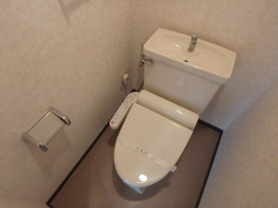 【トイレ】 | パレ北昭和 | 落ち着いた色調のトイレです