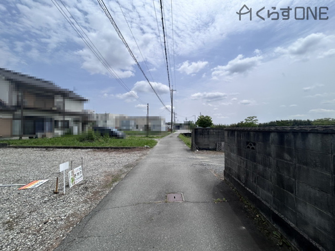 【前面道路含む現地写真】 | 姫路市香寺町溝口／売土地
