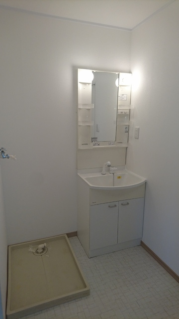 ゼルコバレジデンスA棟の洗面所