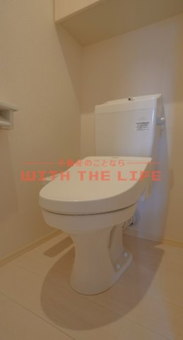 カーサステラⅢ（カーサステラスリー）【10，000円キャッシュバック対象物件】のトイレ|落ち着いたトイレです