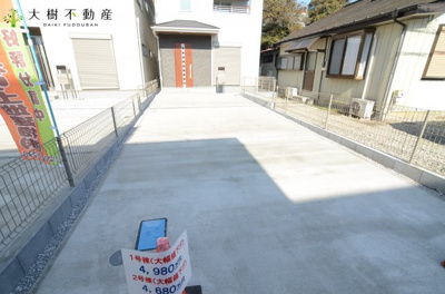 【駐車場】 | 海老名市国分北1丁目　新築戸建て　全2棟　【仲介手数料無料】