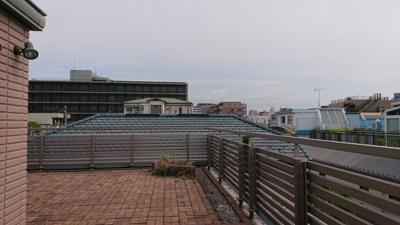 【展望】 | 新千葉戸建貸家 | 屋上スペースより千葉駅方面を撮影。