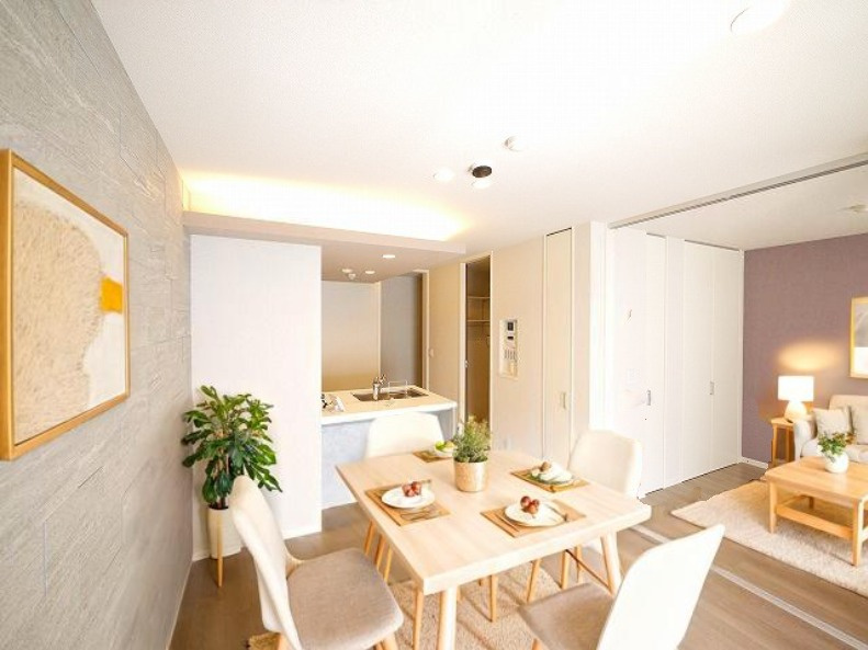 ＳｈａＭａｉｓｏｎ　ＦｏｒｅｓｔａⅠの居間・リビング|CGで家具等を配置したもので家具等は含まれません