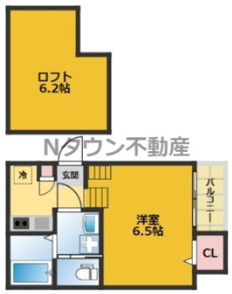 【間取り】 | ルークス名古屋Ⅱ | 間取りです。