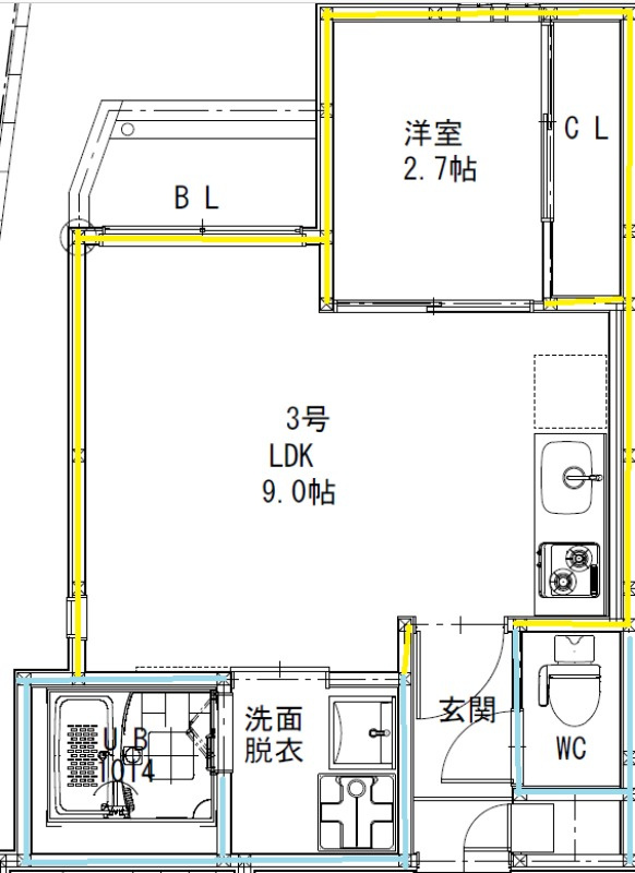 G-smart坪井の間取り